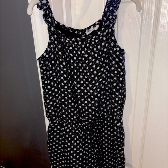 Gap Girls Size 5 Blue And White Romper - Picture 3 of 8